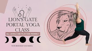 SPECIAL LIONS GATE PORTAL YOGA CLASS FOR MANIFESTATION 🦁✨ [upl. by Nowyt]