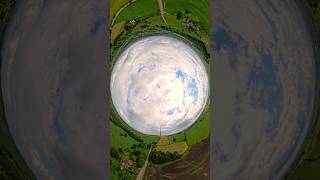 Emley Moor Mast Insta 360 X4 tied to a Dji Mini 3 huddersfield insta360x4 drone djimini3pro [upl. by Albertson]