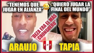 MIGUEL ARAUJO Y RENATO TAPIA EN VIDEOLLAMADA 🔥⚽ COMPLETO [upl. by Leilani]