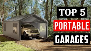 Top 5 Best Portable Garages 2023  Best Portable Carport  With Buying Guide [upl. by Ziom]