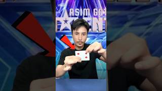 Shocking AGT Moment Card Magically Switches in Front of AGT Judges americasgottalent agt magic [upl. by Simaj331]