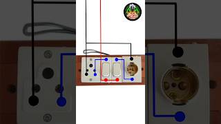 Socket Switch Bulb wiring shortsshortsfeedyoutubeshortselectricalwiring bhojpuri [upl. by Anidem]