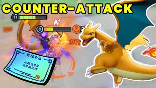 Counterattack Charizard  Pokémon Unite Gameplay [upl. by Enimzzaj250]