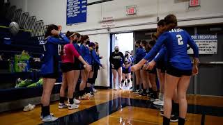 2021 CCS Indians Varsity Volleyball March 26 21 [upl. by Notyard141]