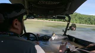 Deep Water Crossing At Buckhorn OffHighway Trails [upl. by Ainna]