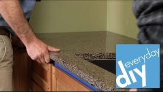 How to Install a Kitchen Countertop  Buildipedia DIY [upl. by Miche]