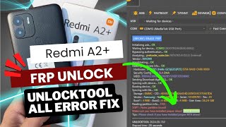 Redmi A2 SGPT Non partition found error Fix✅ unlocktool make sure [upl. by Iliram]