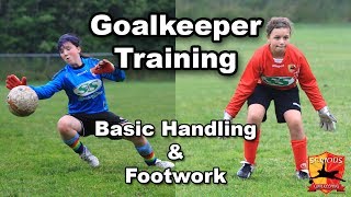 Goalkeeper Training  U10U12  SeriousGoalkeepingnet [upl. by Anirbes]