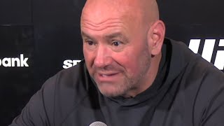 Dana White says Sean Strickland Won at UFC 297 [upl. by Adihahs]