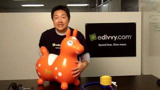 Rody Inflatable Rocking Horse Review [upl. by Reham686]