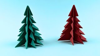 Comment Faire un Sapin de Noël en Origami🎄Guide Étape par Étape [upl. by Aidnyl]