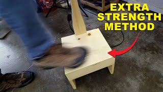 Making the worlds handiest step stool No fasteners [upl. by Adamson]