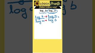 LOGARITMOS cambio de base begoprofe maths mathchallenge educacionmatematica [upl. by Scotney]