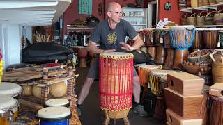 Ngoma Drum demo  African Drumming [upl. by Ameg]