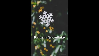 How to make Kirigami Snowflake Shorts [upl. by Fabozzi]