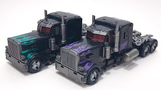 Transformers Movie KO Studio Series Voyager Nemesis Prime Black Truck Vehicles Car Robot Toys [upl. by Eseuqram]