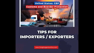 Important Tips for Importers amp Exporters [upl. by Middlesworth]