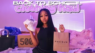 1000 BACK TO SCHOOL CLOTHING HAUL  shein skims plt fashion nova etc… [upl. by Nairrod]