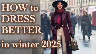 HOW TO WEAR INCREDIBLE IN WINTER 2025 Unique winter outfits of Milans most stylish people [upl. by Perkoff160]