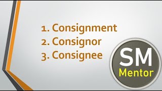 What is Consignment  Consignor and Consignee [upl. by Vitkun]