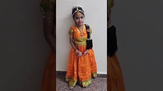 Moni Classical dance performance Part2 shortstrending viralbharatanatyam lakshmi astakam [upl. by Arawaj]