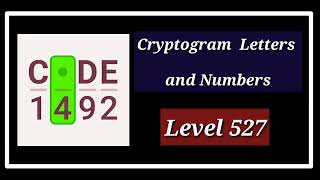 Cryptogram Level 527 Solution Walkthrough [upl. by Ahcsas]