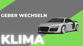 Audi R8 Klimaanlagen Instandsetzung  Geber Tausch [upl. by Macey533]