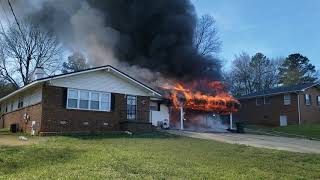 House Fire in Anniston [upl. by Jeff]