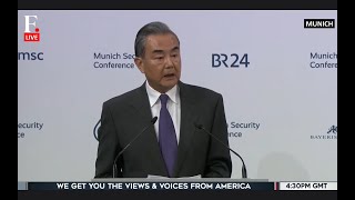 Chinese Foreign Minister Wang Yi speech at the Munich Security Conference 2024 [upl. by Imnubulo]