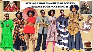 SPICE UP YOUR LOOKS WITH BANGLES  CUFFS BRACELETS  BANGLES COLLECTION amp TRYON fashionweek [upl. by Grory409]