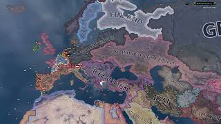 Yet another Byzantine Empire mod  Hoi4 Timelapse [upl. by Mcwherter]