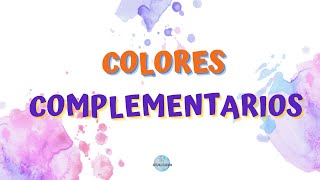 🎨Qué son los colores COMPLEMENTARIOS🎨TRUCO para recordarlos FÁCIL complementarios color arte art [upl. by Mayer]