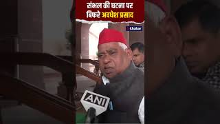 Sambhal Jama Masjid Violence संभल की घटना पर अवधेश प्रसाद ने जताया दुःख बोले घटना दुखद हैshorts [upl. by Alraep467]