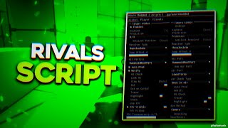 NO BAN  RIVALS ROBLOX SCRIPT GUI  AIMBOT ESP  UNLOCK ALL  FREE DOWNLOAD  PASTEBIN [upl. by Nahtiek]