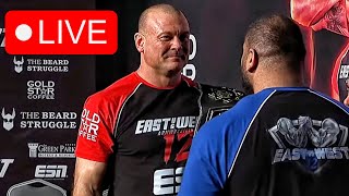 DEVON LARRATT vs LEVAN SAGINASHVILI  EAST VS WEST 12 LIVE [upl. by Adnol]