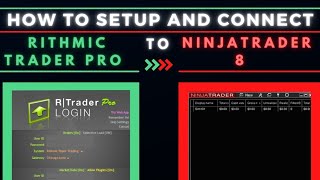 How to Connect Rithmic Trader Pro to Ninjatrader 8 In 2024 Step by Step [upl. by Noirad]