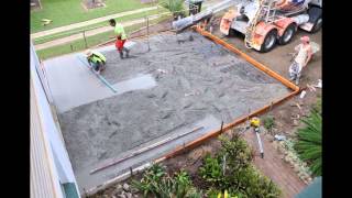 Carport Concrete Pour [upl. by Spain]