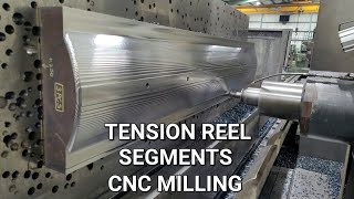 Tension Reel Segments  CNC Milling  Toshiba machine [upl. by Bourgeois767]