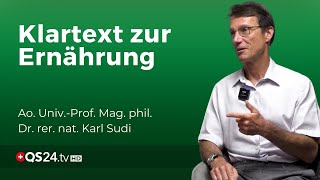 Die Wahrheit über Ernährung Prof Dr Karl Sudi über Mythen und Fakten  Naturmedizin  QS24 [upl. by Dimitri]