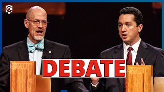 DEBATE  Can a Christian Lose Their Salvation  Trent Horn vs Dr James R White [upl. by Hnahk]