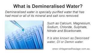 What is Demineralised Water Is it Different to Distilled Water [upl. by Id408]