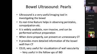 Bowel ultrasoundwebinar [upl. by Broder]