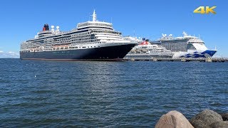 Cruise Ships quotQueen Elizabethquot quotRegal Princessquot and quotBalmoralquot Having a Royal Blast•July 21 2017 [upl. by Nnairek]