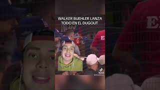 Así reaccionó Buehler al entrar al dugout mlb dodgers beisbol [upl. by Frederigo]