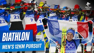 Biathlon  Mens 125km Pursuit  Full Replay  Beijing2022 [upl. by Irvine]