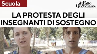 Scuola Insegnanti di sostegno contro il decreto 71quotÈ un condono noi specializzati TFA vessatiquot [upl. by Manard]