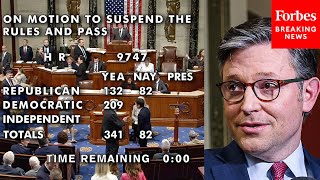 BREAKING NEWS House Passes CR To Avert Government Shutdown With Majority Of Votes From Democrats [upl. by Heigl]