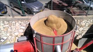 Mobile Grain Drier is drying Freekeh [upl. by Hsihsa]