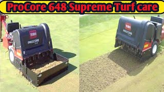 ProCore 648 Aerator  Supreme Turf Care  Toro™️  Turftech [upl. by Amre]