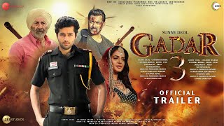 GADAR 3 The Katha Ends  Official Trailer  Sunny Deol  Utkarsh Sharma  Ameesha Patel New Updates [upl. by Quintin]